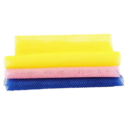 PACKOVE 3 Stück Badetuch Blau Hautpflege Waschlappen waschen Körperpeelingtücher Peelingtücher für den Körper Peeling-Rückenhandtuch zum Badehandtücher Nylon von PACKOVE