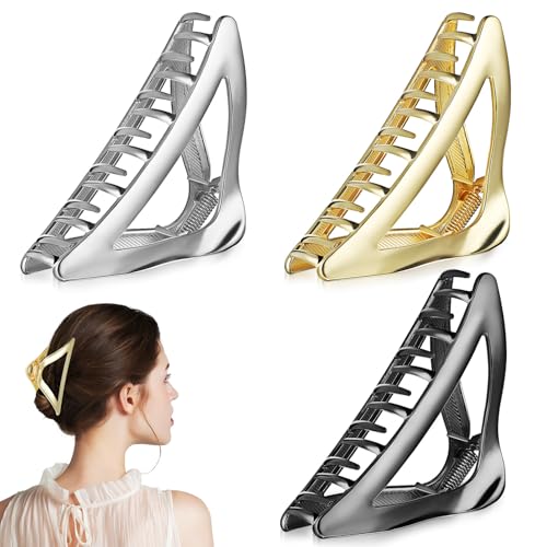 PACKOVE 3stücke Haarklammern Für Frauen Große Haarklammern Für Dickes Haar Haarstyling-clips Dekorative Haar-accessoires Für Mädchen Und Damen von PACKOVE