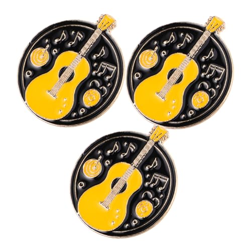 PACKOVE 3 Stück Musikbroschen Gitarren Schlagzeug-motiv Kreative Zinklegierung Emaille Anstecknadeln für Kleidung Hüte Rucksäcke Modische Musikliebhaber Accessoires PACKOVE 3 Stück Musikbroschen Gitarren Schlagzeug-motiv Kreative Zinklegierung Emaille Anstecknadeln für Kleidung Hüte Rucksäcke Modische Musikliebhaber Accessoires von PACKOVE