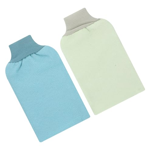 PACKOVE 3 Stück Peeling und Schrubben von Handschuhen Bad Körperbürste Männer Dewy Hours Peeling-Handschuh Handschuhe zum Körperpeeling Schrubben von Handschuhen nach Körper Ballaststoff von PACKOVE