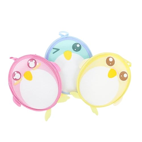 PACKOVE 3 Stück Teiliges Badehandtücher mit Doppelter Seite Niedliches Cartoon Design für Badespaß Badewanne Hautfreundlichem Material für Jungen Zufällige Farbe von PACKOVE