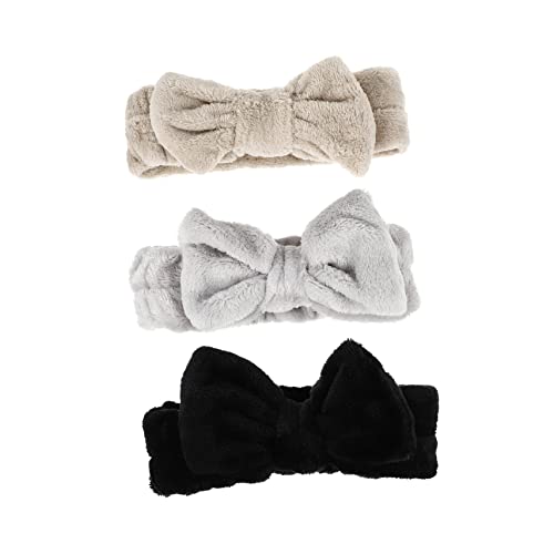 PACKOVE 3stücke Haarband Für Damen Gesichtswaschband Schleifen-haarband Make-up-kopfschmuck Elastisches Stirnband Damen-stirnband Gesichtsmaskenband Fleece Stirnband PACKOVE 3stücke Haarband Für Damen Gesichtswaschband Schleifen-haarband Make-up-kopfschmuck Elastisches Stirnband Damen-stirnband Gesichtsmaskenband Fleece Stirnband von PACKOVE