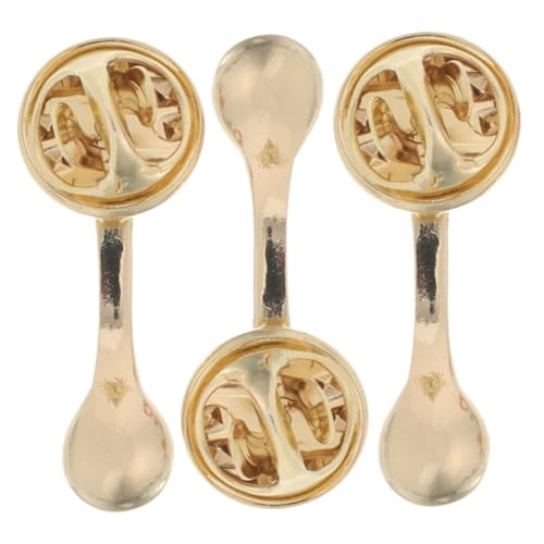 PACKOVE 3 Stück Teiliges Spoon Broschen aus Legierung Kreative Kaffeelöffel Anstecknadeln für Männer Modische Metall broschen für Krawatten Rucksäcke Kleidung und Accessoires von PACKOVE