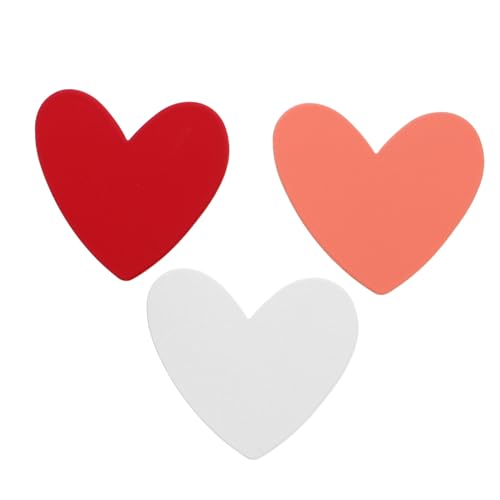 PACKOVE 3 Stück Teiliges Vintage Herz-broschenset aus Zinklegierung mit Emaille Elegante Langlebige Anstecknadeln für Damen Vielseitige Herz-anstecker für Valentinstag Hochzeit Party von PACKOVE