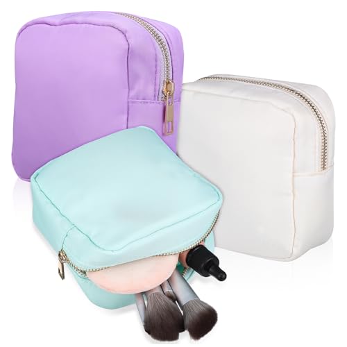 PACKOVE 3stücke Reisetaschen Make-up-Taschen-Organizer Aus Nylon Tragbare Make-up-Tasche Mit Reißverschluss Reis-Organizer Für Make-up-Pinsel Und Kleine Gegenstände Damentasche Für von PACKOVE