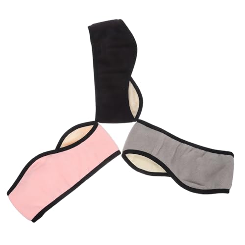 PACKOVE 3 Stücke Teiliges Ohrwärmer mit Verstellbarer Geräuschdämmender Schlafmaske Leichte Tragbare Ohrenschützer für Erwachsene für Reisen Camping und Erholsamen Schlaf von PACKOVE