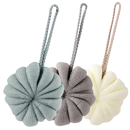 PACKOVE 3 Teiliges Badetuch Badeschrubber Für Körper Dusche Waschen Peeling Körperpeeling Badeschwamm Reinigungsreiniger Körperschrubber Bad Luffa Körperschwämme Sanfter von PACKOVE