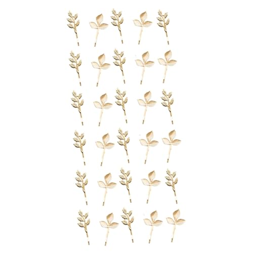 PACKOVE 30 Stk haarschmuck Haarspangen Haarklammer goldene Haarspange goldene Haaraccessoires Haarnadel Tiara Haarspange für Frauen Jahrgang Kopfbedeckung Ausgabekarte Damen von PACKOVE