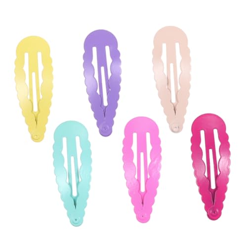 PACKOVE 30 Stück Bonbonfarbene Haarspangen für Mädchen Tropfenform Haarschmuck Kinderhaarnadeln für Schulaktivitäten und Partys von PACKOVE