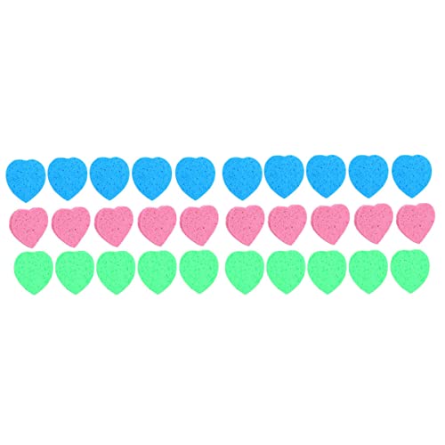 PACKOVE 30stücke Gesichtswaschschwamm Gesichtspeeling Reinigungswerkzeug Porenreinigung Make-up Entferner Hautverträglichkeit Körperreinigung Pads von PACKOVE