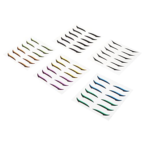 PACKOVE 36 Paare Wiederverwendbare Glitzer Eyeliner Aufkleber für Unsichtbare Doppel Augenlid Bänder Augen Make Up Aufkleber für Zuhause und Reisen 6 Blätter mit 6 Paar PACKOVE 36 Paare Wiederverwendbare Glitzer Eyeliner Aufkleber für Unsichtbare Doppel Augenlid Bänder Augen Make Up Aufkleber für Zuhause und Reisen 6 Blätter mit 6 Paar von PACKOVE