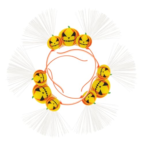 PACKOVE 3St Partyzubehör Halloween-Kopfhörer Halloween-Haarband Halloween-Haar-Accessoire halloween haarreif halloween headband Stirnband Haargummi Halloween-Haarreifen Kürbis Haarschmuck von PACKOVE