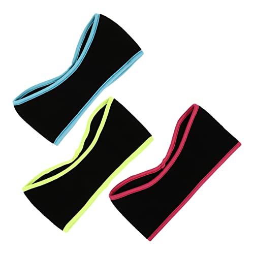 PACKOVE 3St warmes Stirnband Sportzubehör Sport Stirnband Ohrenschützer für Frauen ?enw?rme Stirnband laufendes Zubehör laufende Versorgung warm halten schmücken Ausrüstung Schal Polyester von PACKOVE