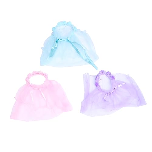 PACKOVE 3Stücke Blumenkranz mit Schleier Kopfschmuck für Haarschmuck für Erstkommunion und Besondere Anlässe PACKOVE 3Stücke Blumenkranz mit Schleier Kopfschmuck für Haarschmuck für Erstkommunion und Besondere Anlässe von PACKOVE