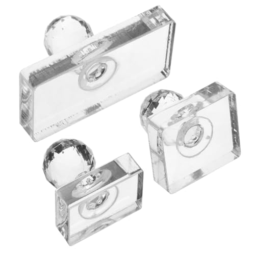 PACKOVE 3stücke Lidschatten Presse Stempel Werkzeug Für Puder Lidschatten Highlighter Augenbrauenpuder Reparaturstempel Pressplatte Plattenwerkzeug Presszubehör von PACKOVE