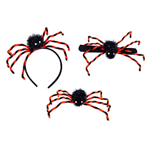 PACKOVE 3St Halloween Beat Hoop Buckle Brosche halloween haarreif halloween headband Halloween-Armbänder Halloween-Spinne uhrenarmbänder Halloween-Slap-Armbänder Pat-Ring von PACKOVE