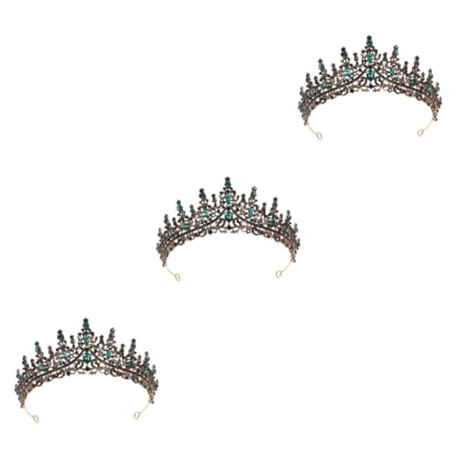 PACKOVE 3St Krone hochzeit kopfschmuck hochzeit braut haarschmuck Tiara Kleider Mädchen von PACKOVE