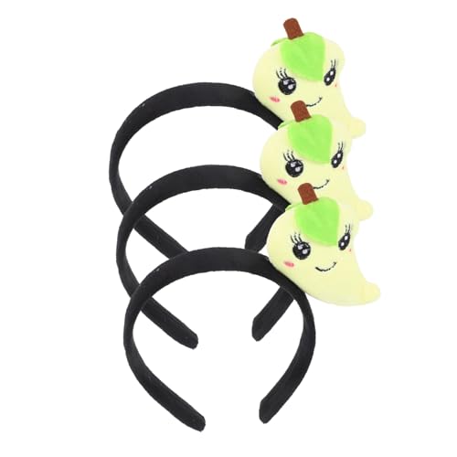 PACKOVE 3St pflanzliches Stirnband lustige Stirnbänder pflanzliche Haarreifen Haarschmuck Tiara Stoffstirnbänder für Damen Cosplay-Stirnband Erwachsener Eingewickelt Kind von PACKOVE