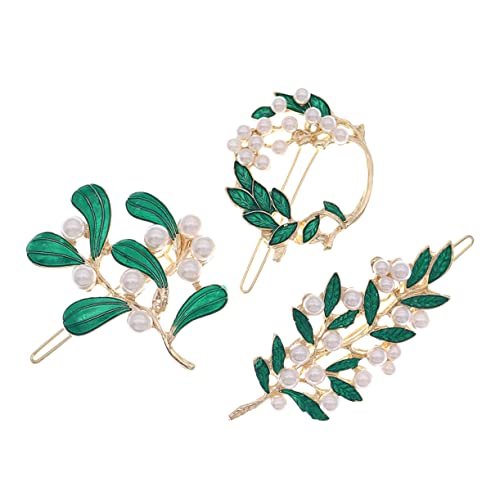 PACKOVE 3stücke Bobby Pin Aus Legierung Mit Perlendesign Für Damen Haarnadel Accessoires Haarspangen Clips Langlebiges Haar Zubehör von PACKOVE
