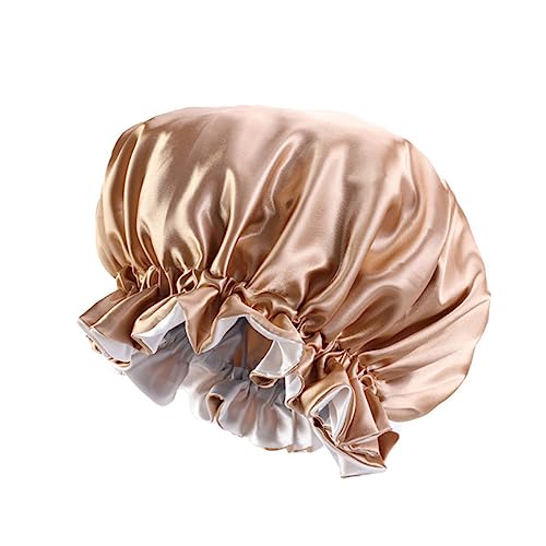 PACKOVE 3stücke Breitkrempige Schlafmütze Für Frauen Zum Schutz Gegen Haarausfall Chemotherapie-mütze Mit Haarschutz Für Dusche Und Zuhause Khaki Weinrot Blau von PACKOVE