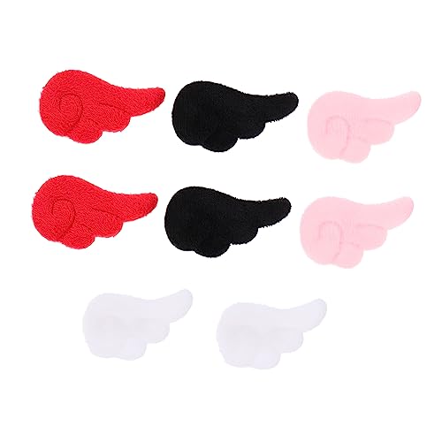 PACKOVE 4paare Haarnadeln Für Junge Mädchen Mädchen Plüsch Flügel Haarclips Kopfschmuck Mit Weiches Material Für Party Und Alltag von PACKOVE