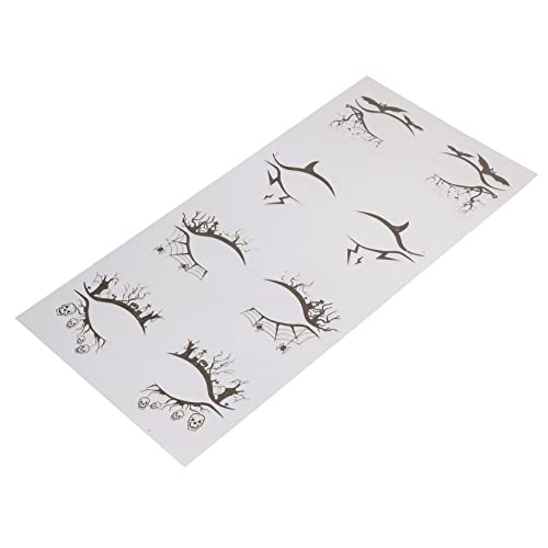 PACKOVE 4 Paare Halloween Augen Make Up Aufkleber Bat Spider Eye Line Dekoration Leicht Abziehbar für Mädchen und für Halloween Feiern und Veranstaltungen PACKOVE 4 Paare Halloween Augen Make Up Aufkleber Bat Spider Eye Line Dekoration Leicht Abziehbar für Mädchen und für Halloween Feiern und Veranstaltungen von PACKOVE