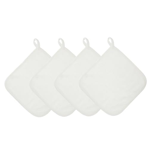 PACKOVE 4 Stck Waschlappen Saugfähige Weiche Handtücher für Neugeborene und Kleinkinder Vielseitig Einsetzbar als Badetuch oder Gesichtstuch für Zuhause von PACKOVE