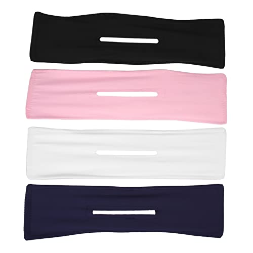PACKOVE 4 Stück Drehbares Stirnband Haarknoten Werkzeuge Locken Haarspangen Haarstyling Zubehör Drehbare Stirnbänder Rosa Haarschmuck Lockenwickler Duttmacher Chignon Dutts Spitze Damen von PACKOVE