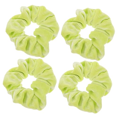 PACKOVE 4stücke Elastische Haarbänder Für Frauen Mädchen Scrunchies Haar Accessoires Fluoreszierende Haargummis Zum Pferdeschwanzhalter Vielseitig Einsetzbar Für Alltag Und Party von PACKOVE