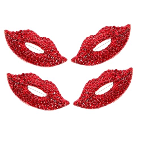 PACKOVE 4 Stück Funkelnde Strass Anstecknadeln für Hochzeit Partys und Formelle Anlässe Romantische Kleidung Accessoires von PACKOVE