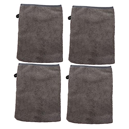 PACKOVE 4stücke Gesichtsreinigungshandschuhe Haushalts Make-up-entferner Gesichtshandschuhe Praktische Make-up-zubehör Waschbar Wiederverwendbar Leicht Zu Reinigen von PACKOVE