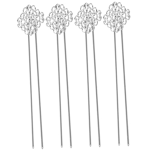 PACKOVE 4stücke Vintage Haar Gabeln Metall Haarstäbchen Haar Pins Für Frauen Mädchen Hochsteckfrisuren von PACKOVE