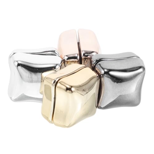 PACKOVE 4 Stück Magnetische Hijab Broschen Kreative Nadellose Anstecker für Hijabs und Schals Langlebige Praktische Magnetpins für Täglichen Gebrauch und Besondere Anlässe von PACKOVE