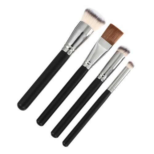 PACKOVE 4 Stück Make-up Pinsel Werkzeug Professional Stiftung Make -up -tools Make-up-applikatoren Für Das Gesicht Make-up-pinsel Für Frauen Foundation-pinsel Schwarz Aluminiumlegierung PACKOVE 4 Stück Make-up Pinsel Werkzeug Professional Stiftung Make -up -tools Make-up-applikatoren Für Das Gesicht Make-up-pinsel Für Frauen Foundation-pinsel Schwarz Aluminiumlegierung von PACKOVE