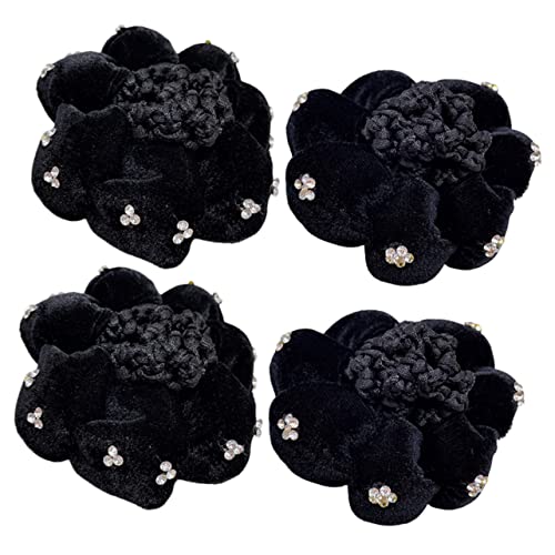 PACKOVE 4stücke Haarnetze Für Frauen Dutts Abdeckung Haar Zubehör Netz Für Dutts Frauen Krankenschwester Tänzerin Kellnerin von PACKOVE