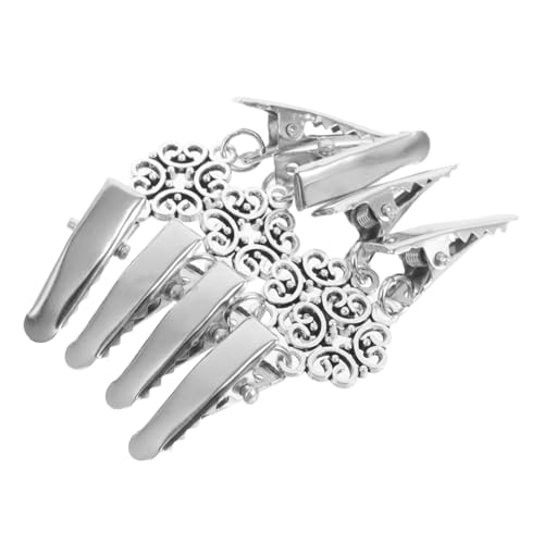 PACKOVE 4stücke Kleiderclips Für Damenbekleidung Pulloverclips Aus Legierung Retro-kragenclips Schal-cardiganclips Pulloverkettenclips Für Damen von PACKOVE