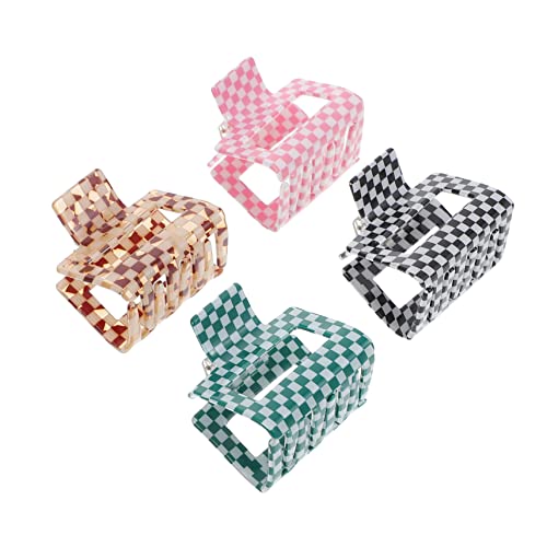 PACKOVE 4stücke Haarklammer Haarspange Aus Acetat Für Mädchen Einzigartiges Design Geeignet Für Dickes Und Dünnes Haar Vielseitig Kombinierbar Für Verschiedene Anlässe von PACKOVE