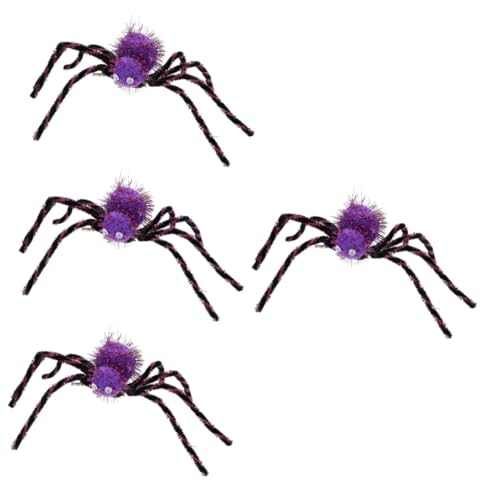 PACKOVE 4 Stück Spinne Haarnadel Halloween-Requisiten Hexenkleidung halloween haarschmuck kinder halloween haarspangen Tiara Haarklammer Halloween-Haarnadel Haarspange für Karnevalsparty von PACKOVE