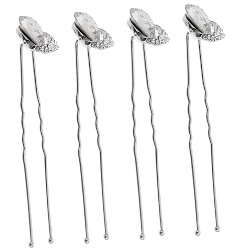 PACKOVE 4stücke Strass Haarnadeln Für Hochzeit Braut Haarspangen Clip Damen Haaraccessoires Für Abendkleidung PACKOVE 4stücke Strass Haarnadeln Für Hochzeit Braut Haarspangen Clip Damen Haaraccessoires Für Abendkleidung von PACKOVE