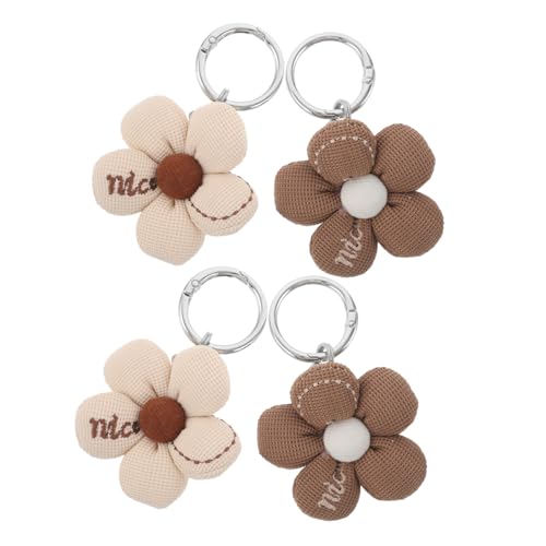 PACKOVE 4 Stück Teiliges Reise Hutklammern mit Blumenmotiv Tragbare Metallclips für Tasche Rucksack und Koffer Langlebige Windfeste Hüftasche Halterung für Outdoor Urlaub und Alltag von PACKOVE