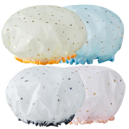 PACKOVE 4stücke Damen Waschhut Wiederverwendbar Für Täglichen Gebrauch Bequemer Duschhut Tragbarer Damenhut Verschleißfester Mädchenhut Schöner Hut Hause Zubehör PACKOVE 4stücke Damen Waschhut Wiederverwendbar Für Täglichen Gebrauch Bequemer Duschhut Tragbarer Damenhut Verschleißfester Mädchenhut Schöner Hut Hause Zubehör von PACKOVE