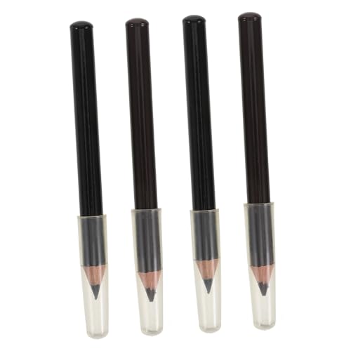 PACKOVE 4 Stück wasserfester Augenbrauenstift holzstift Wasserdichte Augenbrauenstifte Langanhaltende Augenbrauenstifte dünn erweitern Buntstift Bleistift für Eyelinerstifte Eyeliner-Stift von PACKOVE