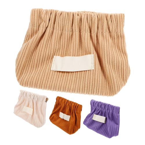 PACKOVE 4stücke Make-up-taschenset Für Damen Tragbare Kosmetiktasche Aus Weichem Material Für Handtasche Und Reisen Mit Raum Für Lippenstifte Und Kleine Gegenstände von PACKOVE