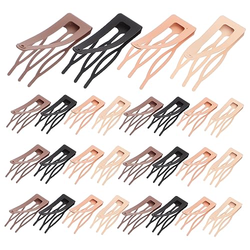 PACKOVE 40 Stück Haarnadel Haarspangen für Mädchen Styling Mini-Haarspangen Clips Haarspangen süß Zubehör Haarspangen aus Metall Haarklammern für DIY Schnapphaarspange Haarspange von PACKOVE
