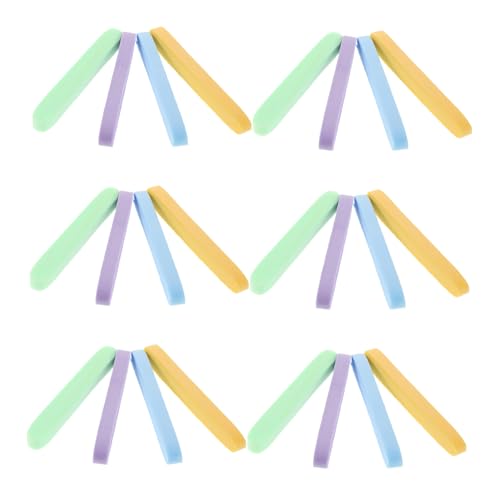 PACKOVE 48 Stück Teiliges Komprimierte Runde Gesichtsreinigungsschwämme Sanfte Wiederverwendbare Make-up-entferner-pads in Bunten Farben Hautfreundlich für Empfindliche Haut und Unterwegs von PACKOVE