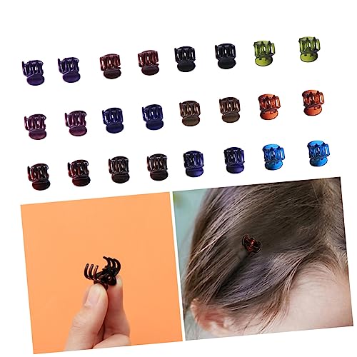 PACKOVE 48stücke Mini-haarspangen Mit Perlglanzeffekt Kunststoff-haarklammern Kopfbedeckungen Aus Kunstharz Haarschmuck Für Frauen Und Mädchen Haarspangen in Schildpatt-sechsfarben Und von PACKOVE