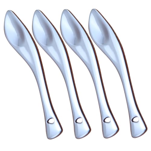 PACKOVE 4 Stücke Kosmetiklöffel Metall Gesichtscreme Messlöffel für Augencreme Löffel Vielseitig Einsetzbar Leicht zu Reinigen PACKOVE 4 Stücke Kosmetiklöffel Metall Gesichtscreme Messlöffel für Augencreme Löffel Vielseitig Einsetzbar Leicht zu Reinigen von PACKOVE