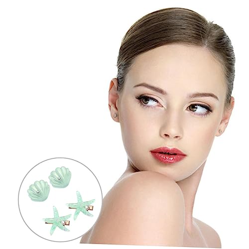 PACKOVE 4 Stück Haarnadeln Einzigartige Schöne Haarschmuck Clips für Mädchen Seestern Design mit Perlen Rutschfest und für Alltag Strand und Partys PACKOVE 4 Stück Haarnadeln Einzigartige Schöne Haarschmuck Clips für Mädchen Seestern Design mit Perlen Rutschfest und für Alltag Strand und Partys von PACKOVE