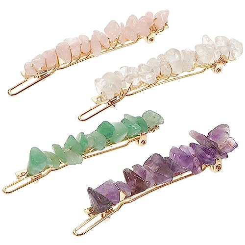 PACKOVE 4stücke Kristallsteine Haarnadeln Haarspangen Bunte Damen Haaraccessoires Für Hochzeit Geburtstag Party Alltag von PACKOVE