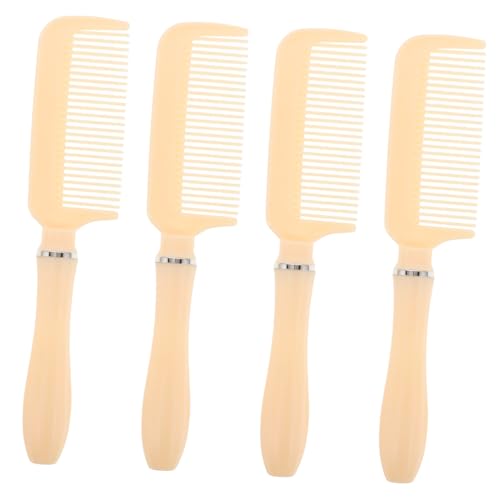 PACKOVE 4er Set Ersatzrippen-massagekamm Bußgeld Breitzahnkamm Für Nasses Haar Kamm Zum Scheiteln Der Haare Feiner Zahnkamm Für Babys Friseurzubehör Kämme Für Männer Frisierkamm Plastik von PACKOVE